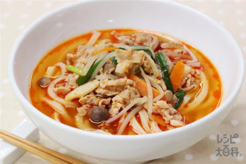 Mì Udon Kimchi thịt heo