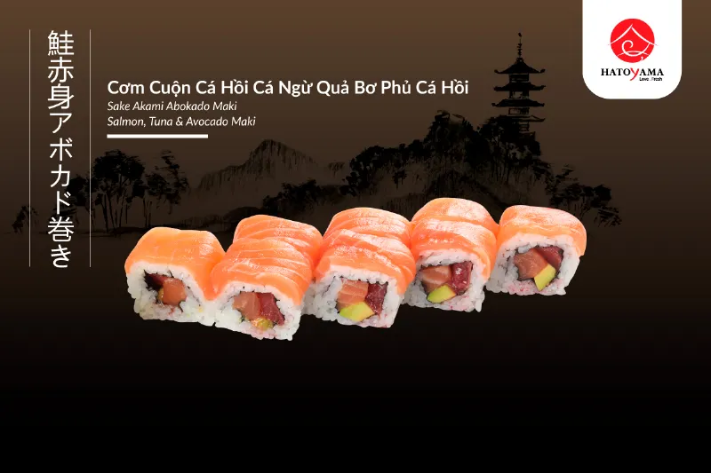 Sushi Cá Hồi và Cá Ngừ Tươi Ngon